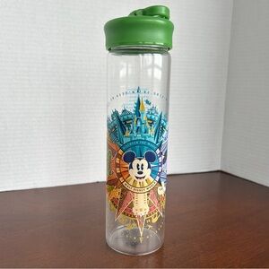 Walt Disney World Discover the Magic Four Parks Compass Glass? Water bottle